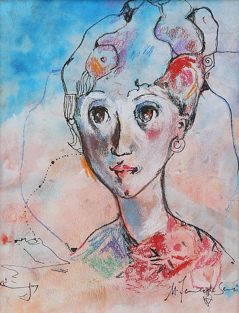 MIGUEL TORNER DE SEMIR. A girl.