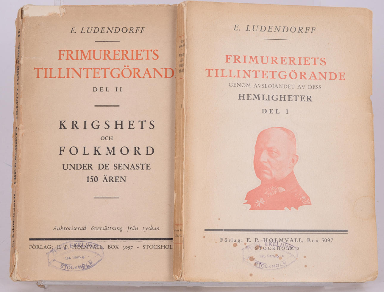 FRIMURERI. Frimureriets tillintetgörande I-II.