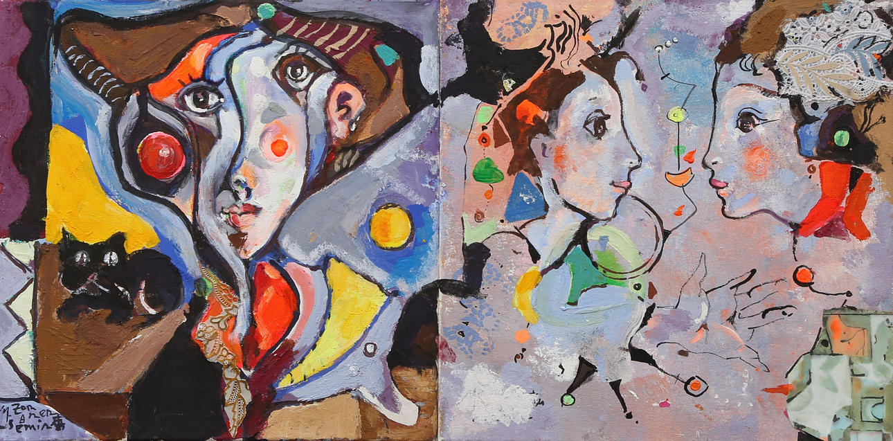 MIGUEL TORNER DE SEMIR. Diptych.