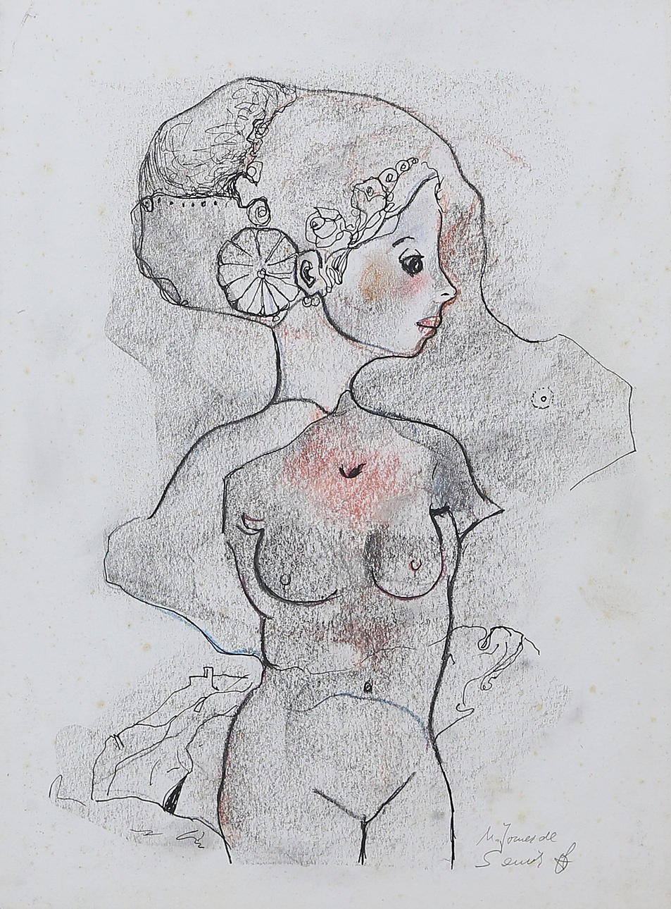 MIGUEL TORNER DE SEMIR. Female bust.