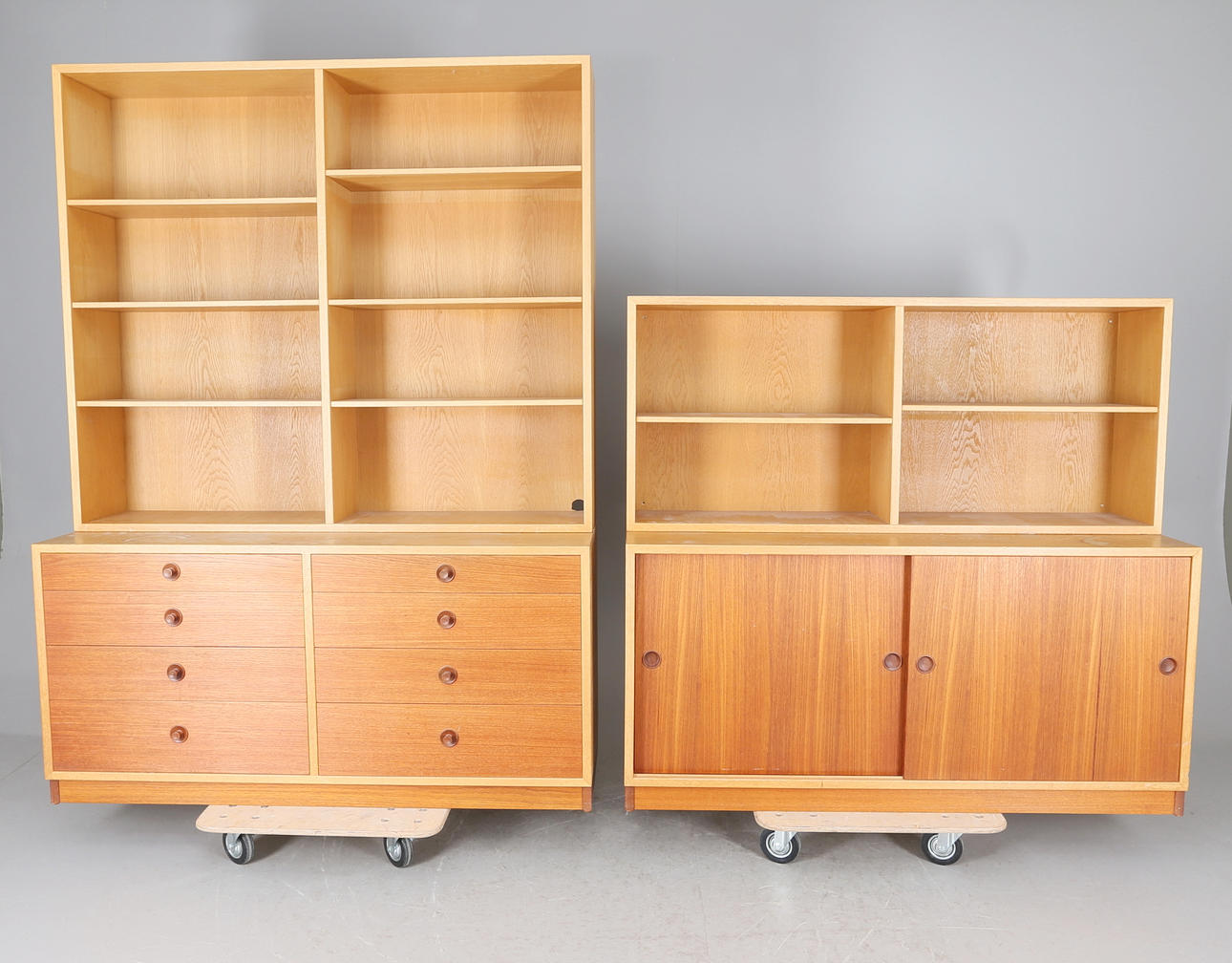 BOKHYLLA,2 delat,Börge Mogensen för Karl Andersson & söner,1900-tal.