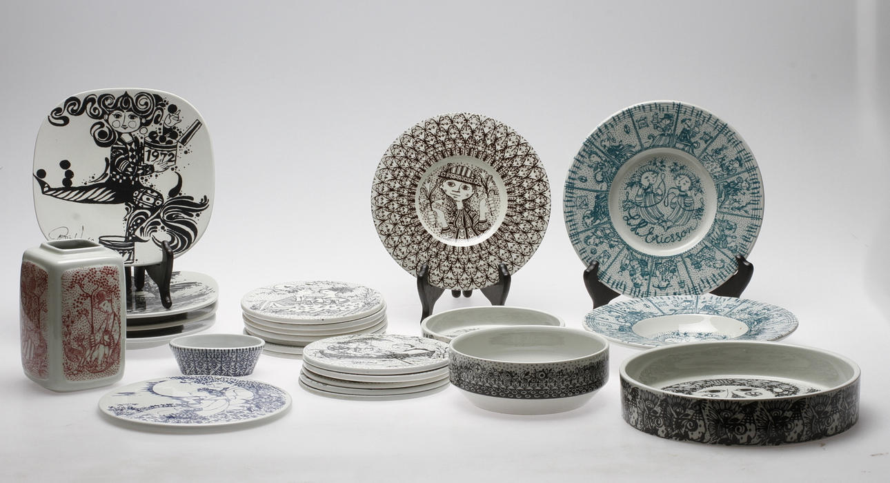 KERAMIK, 24 delar, Björn Winnblad, Nymölle, Danmark.