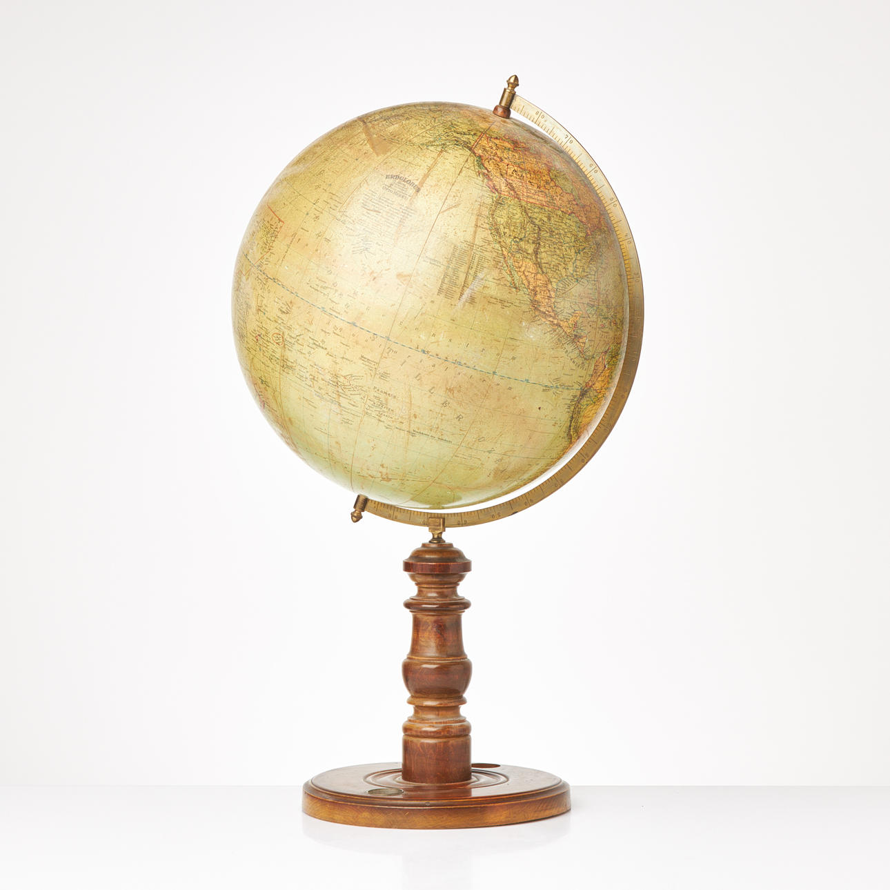 JORDGLOB, Erdglobus, Otto Herkt, Tyskland.