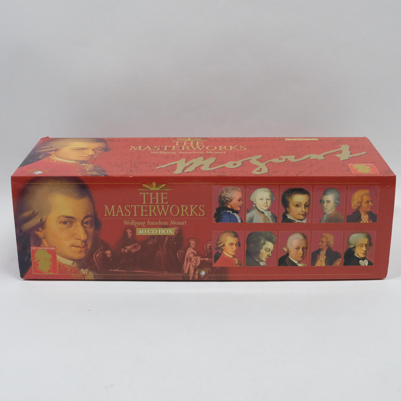 MOZART, THE MASTERWORKS, CD COLLECTION.
