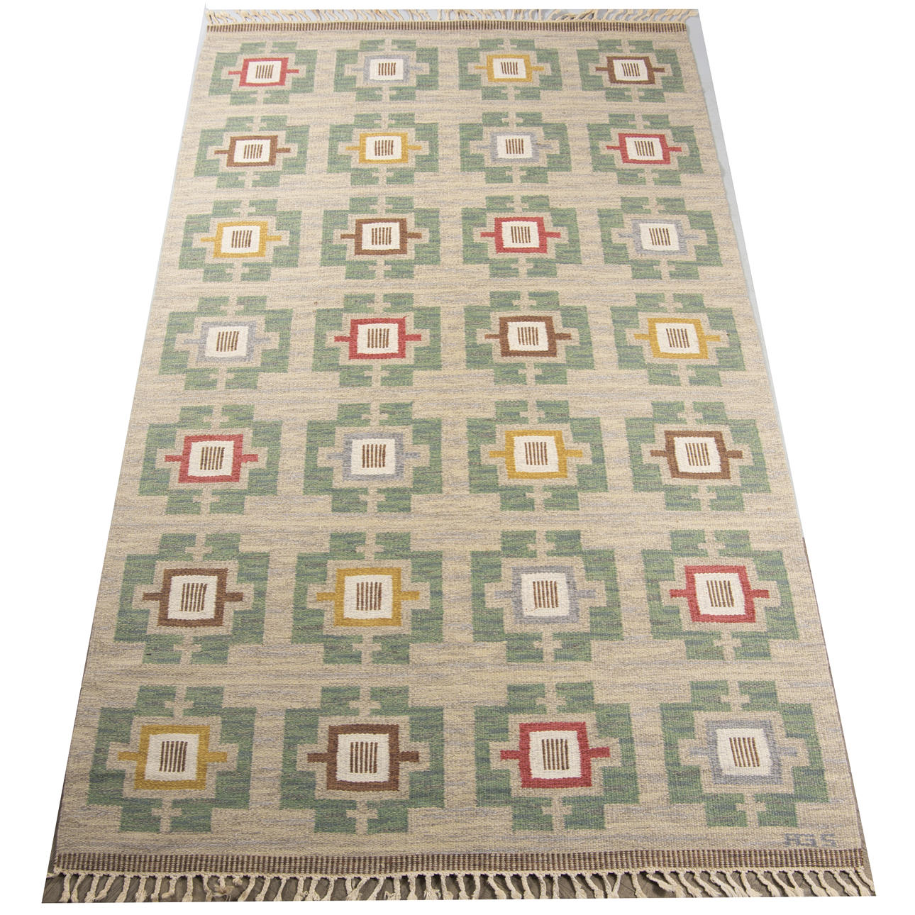 MATTA, rölakan, signerad AGS, Anna Greta Sjöquist, 285 x 167 cm.