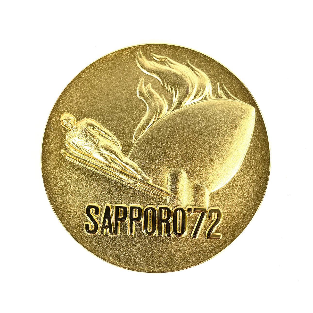 COMMEMORATIVE MEDAL. 1972 Winter Olympics, Sapporo, metal, Japan