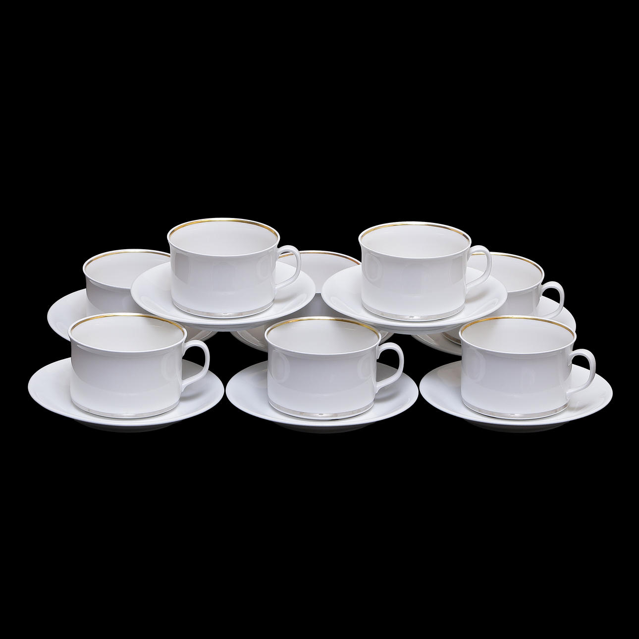 8 TEACUPS “AL RASHEED”, MADE FOR HOTEL BAGDAD 1978, TUBE BEACH. 8 ...