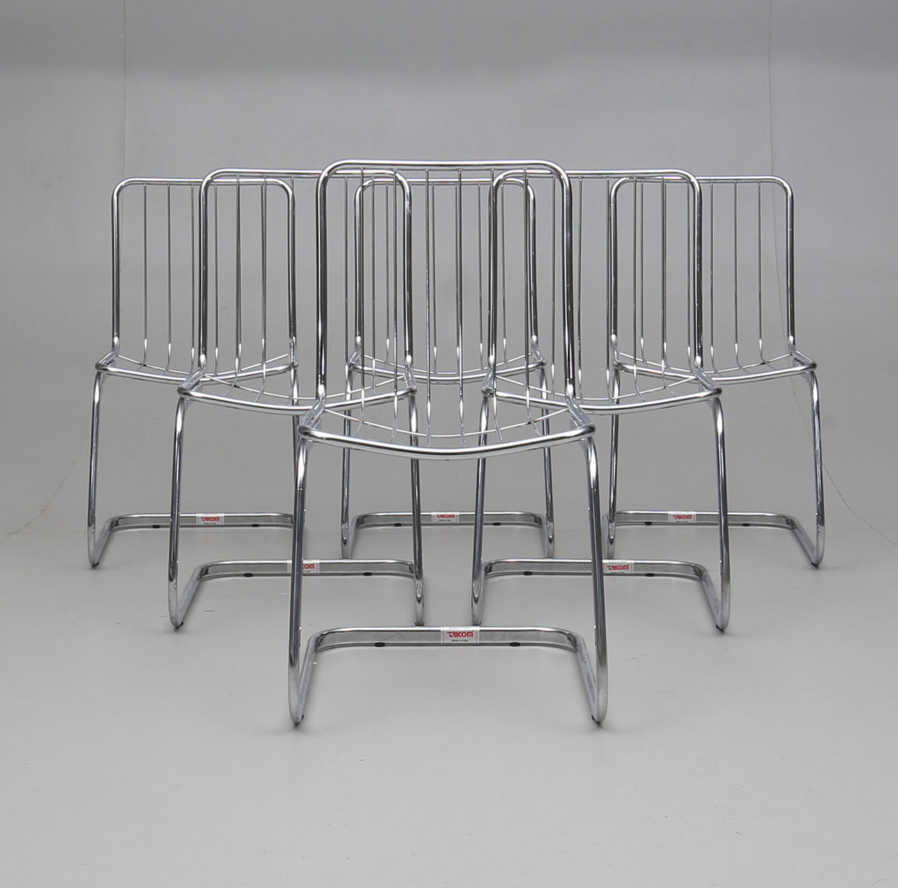 STOLAR, 6 st, Tricom, Italien, 1900-talets andra hälft.