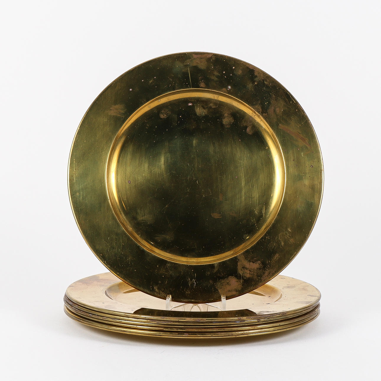 KUVERTTALLRIKAR 7 stycken, mässing.