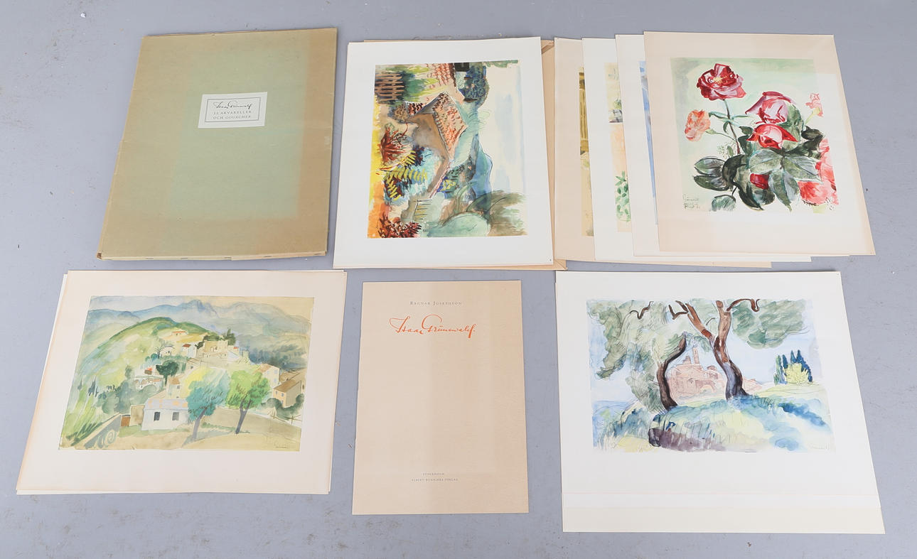 GRAFISKA BLAD, reproduktioner, Isaac Grünewald.