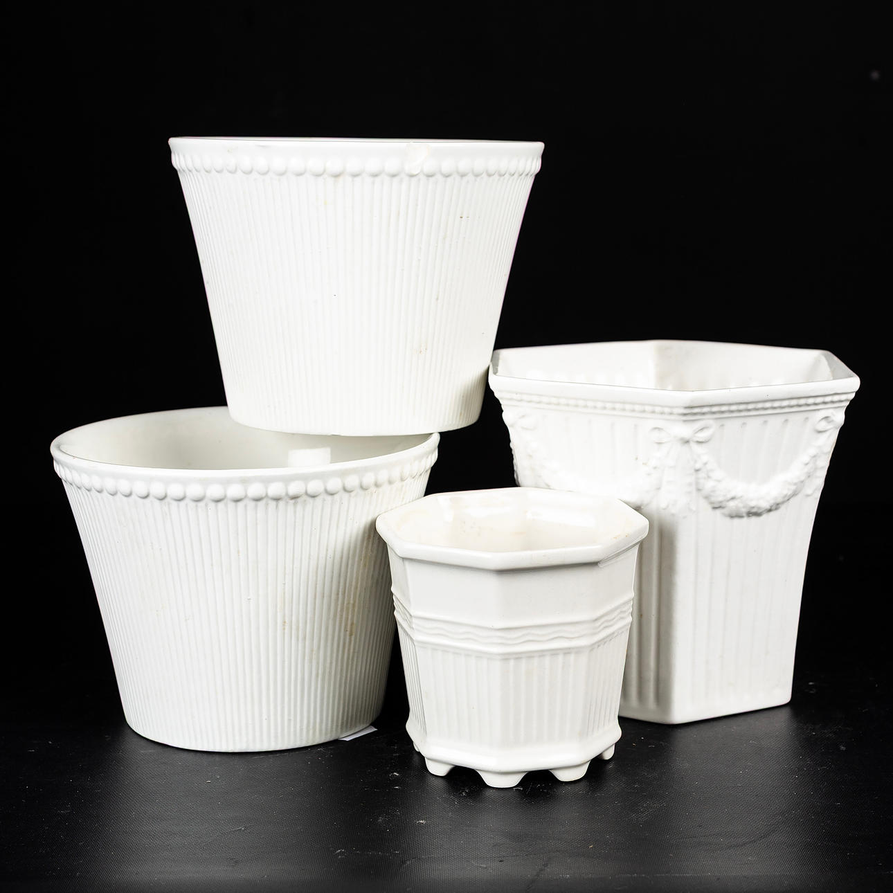 4 pots, Rörstrand/Gustavsberg b.la Waldemarsudde.