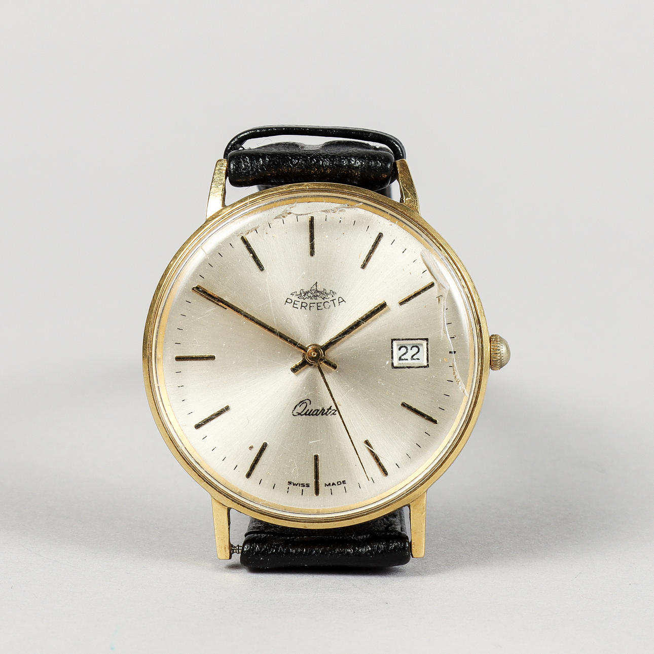 PERFECTA, case in 18k gold, quartz, 1980s. Clocks & Watches ...