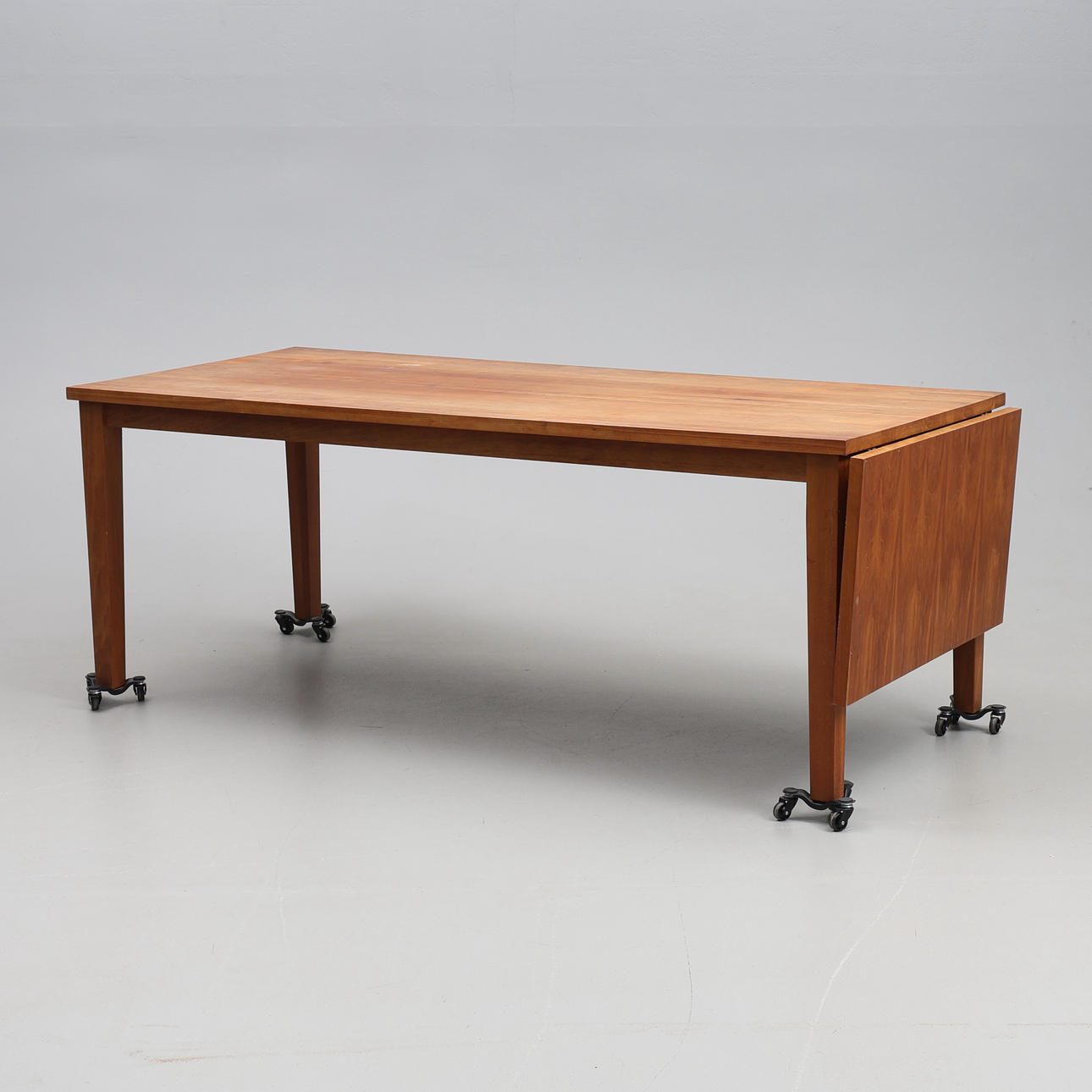 DINING TABLE, cherry wood, solid.