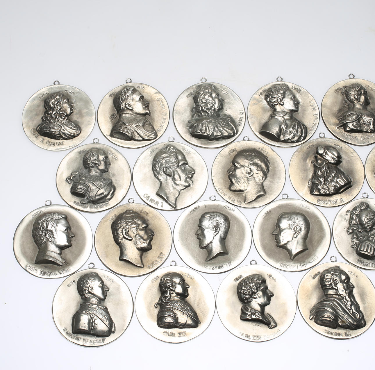 REGENTSLÄNGD, 23 st, tenn, Gränna-Tenn, 1960-tal.