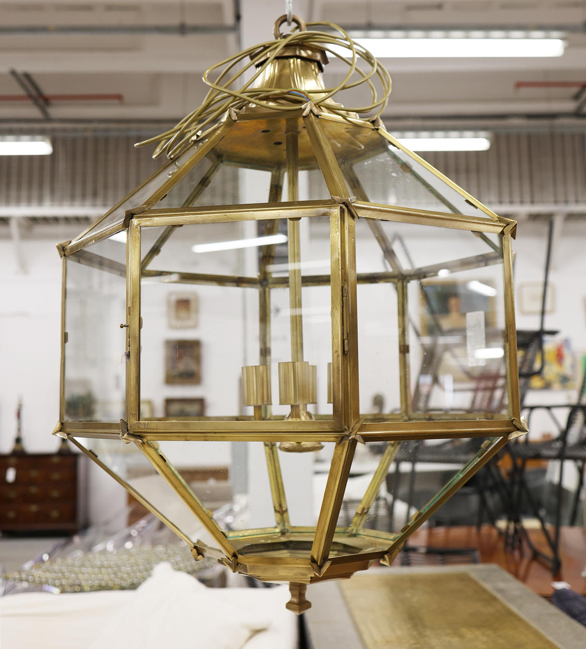 ATTRIBUTED TO PURE WHITE LINES TRASTEVERE LANTERN. Lighting & Lamps ...