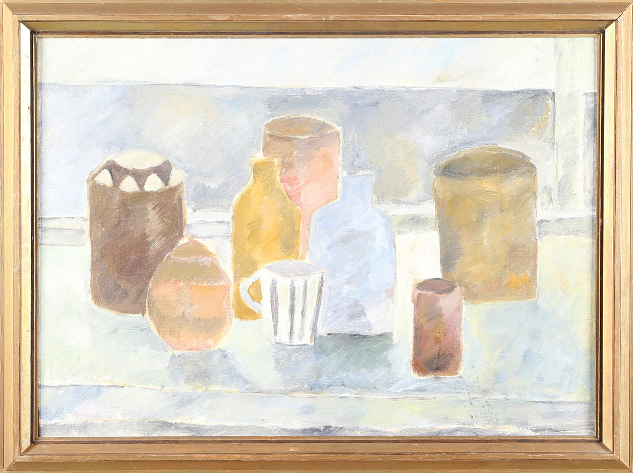 HELMTRUD NYSTRÖM. Stilleben, olja på duk, osignerad.