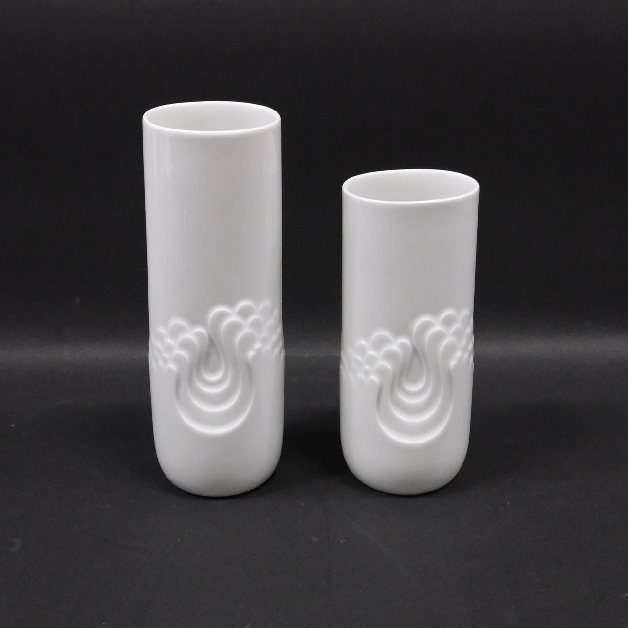TAPIO WIRKKALA. THOMAS, GERMANY, TWO VASES.