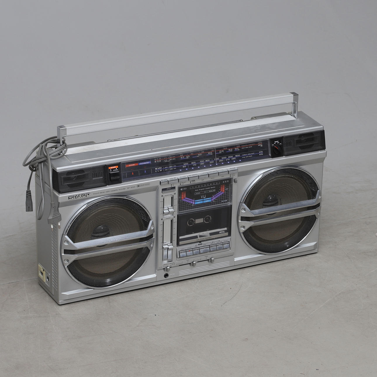 STEREO, so-called “rock blaster”, Sharp GF-9000.