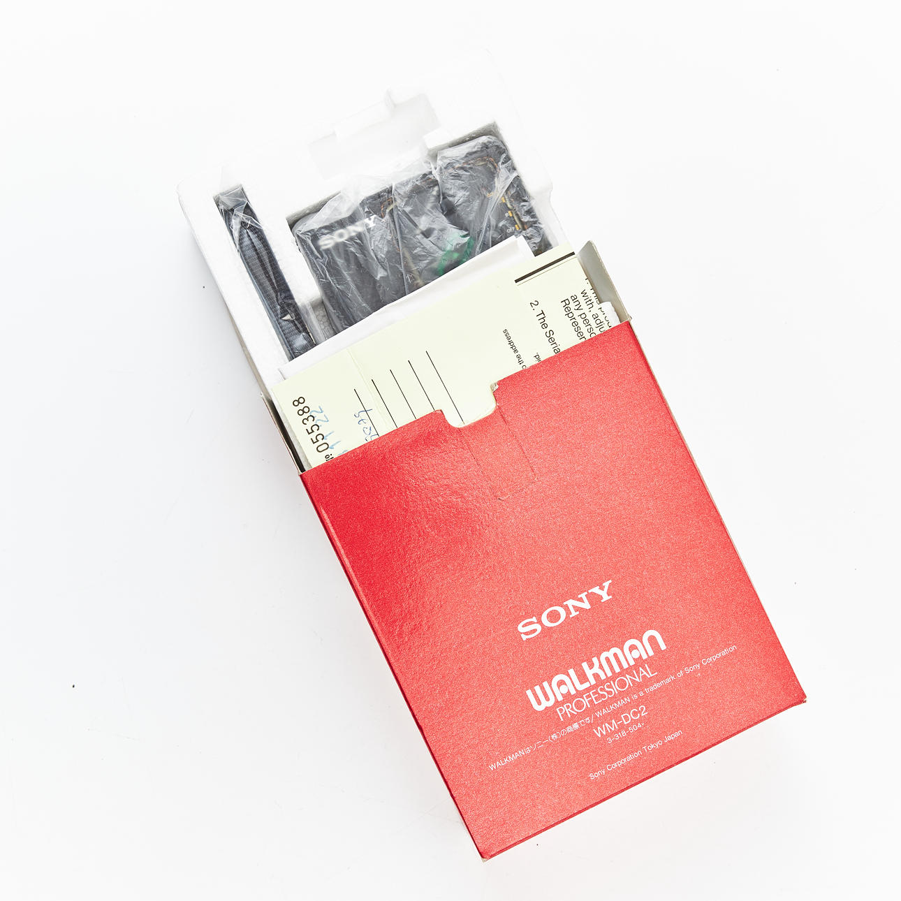 SONY, Walkman, model WM-DC2, in original carton, Singapore, model 