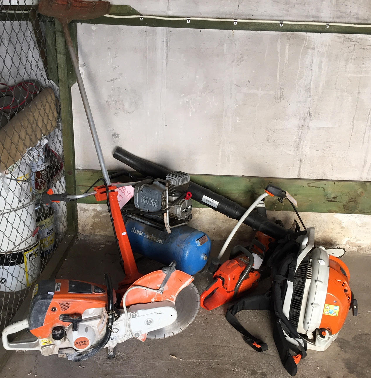 MASKINER och VERKTYG, Polismyndighetens Beslag.