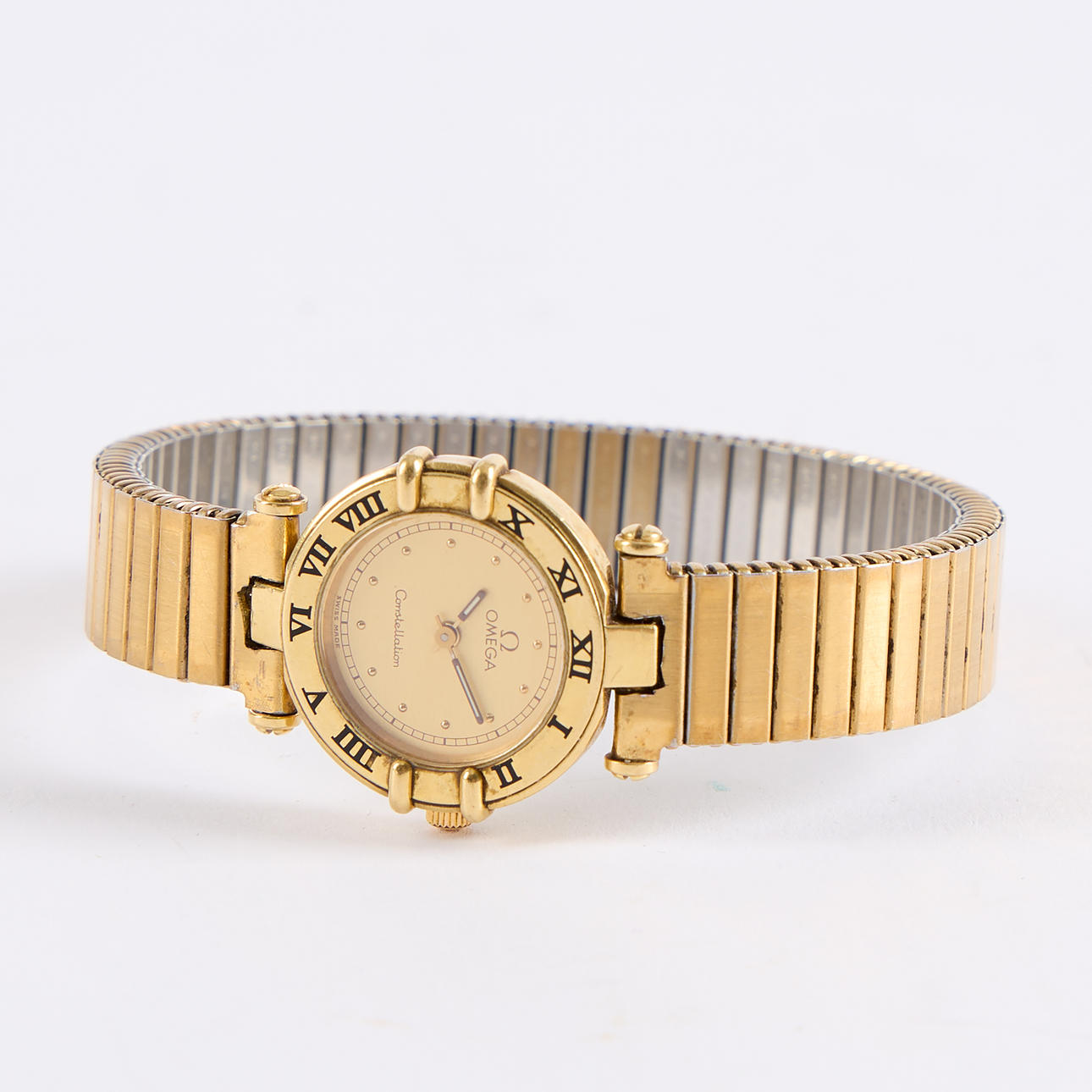 OMEGA, Constellation, Quartz, gold 18K.