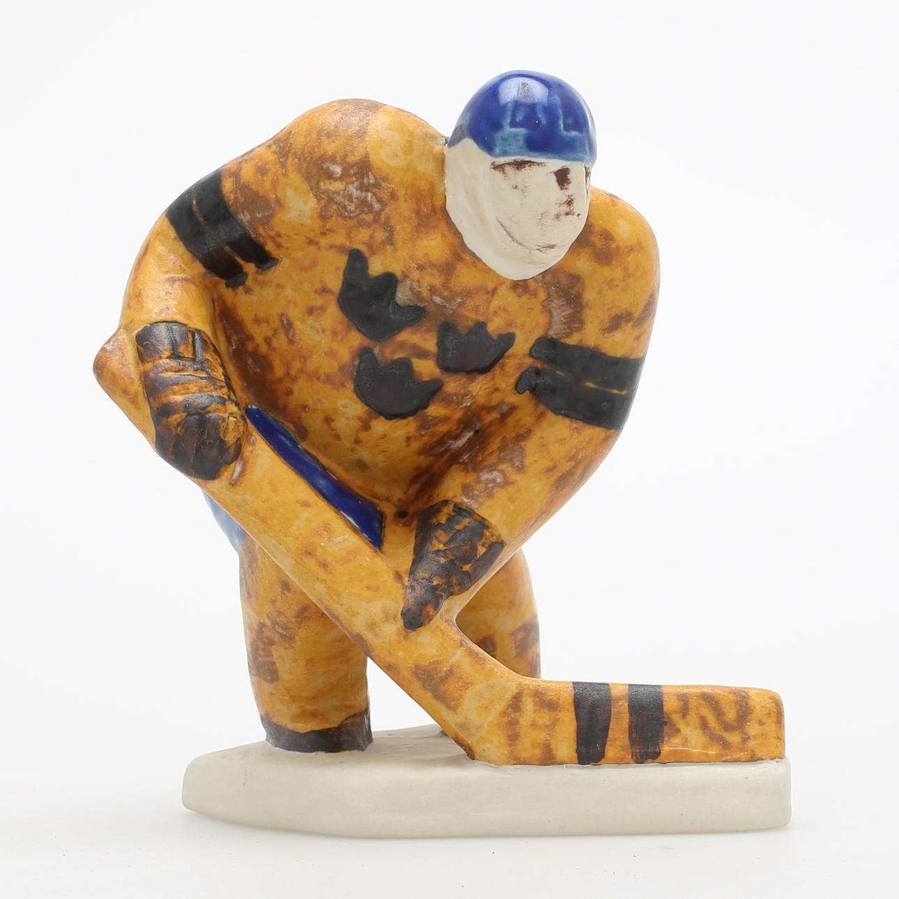 FIGURIN, stengods, "Utespelare", Lisa Larson, Gustavsberg.