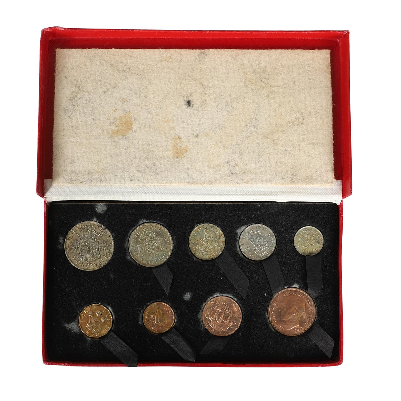 A ROYAL MINT 'MID CENTURY' PROOF SET, 1950. Coins, Medals & Stamps ...