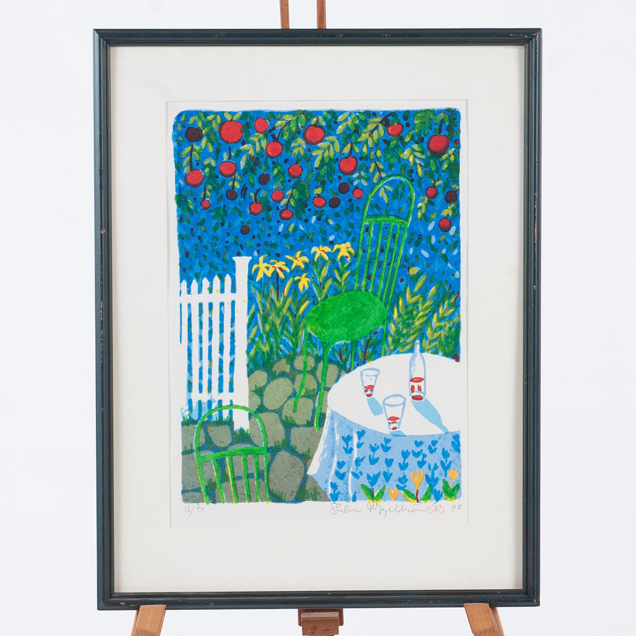 STEFAN IGELSTRÖM. Lithograph, signed and numbered 12/94.
