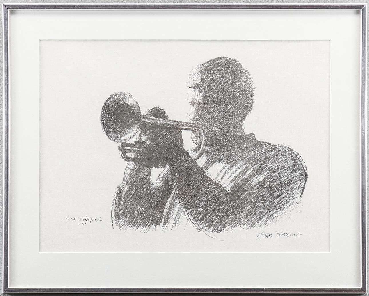 JÖRGEN ZETTERQVIST print, signed.