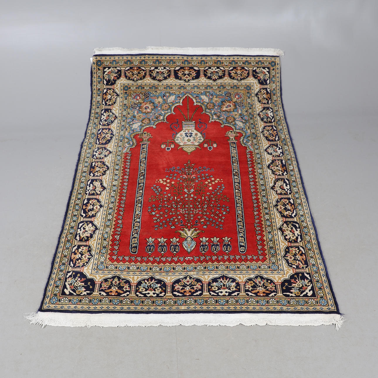 GHOM PRAYER RUG, CIRCA 1930. Carpets & Textiles - Persian Carpets ...
