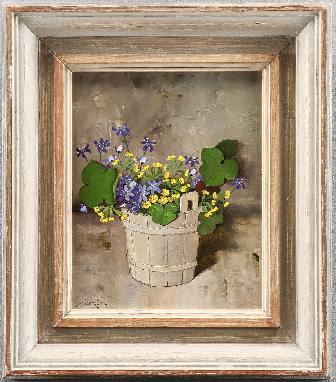 ARVID ÖSTRÖM oil on panel, signed.