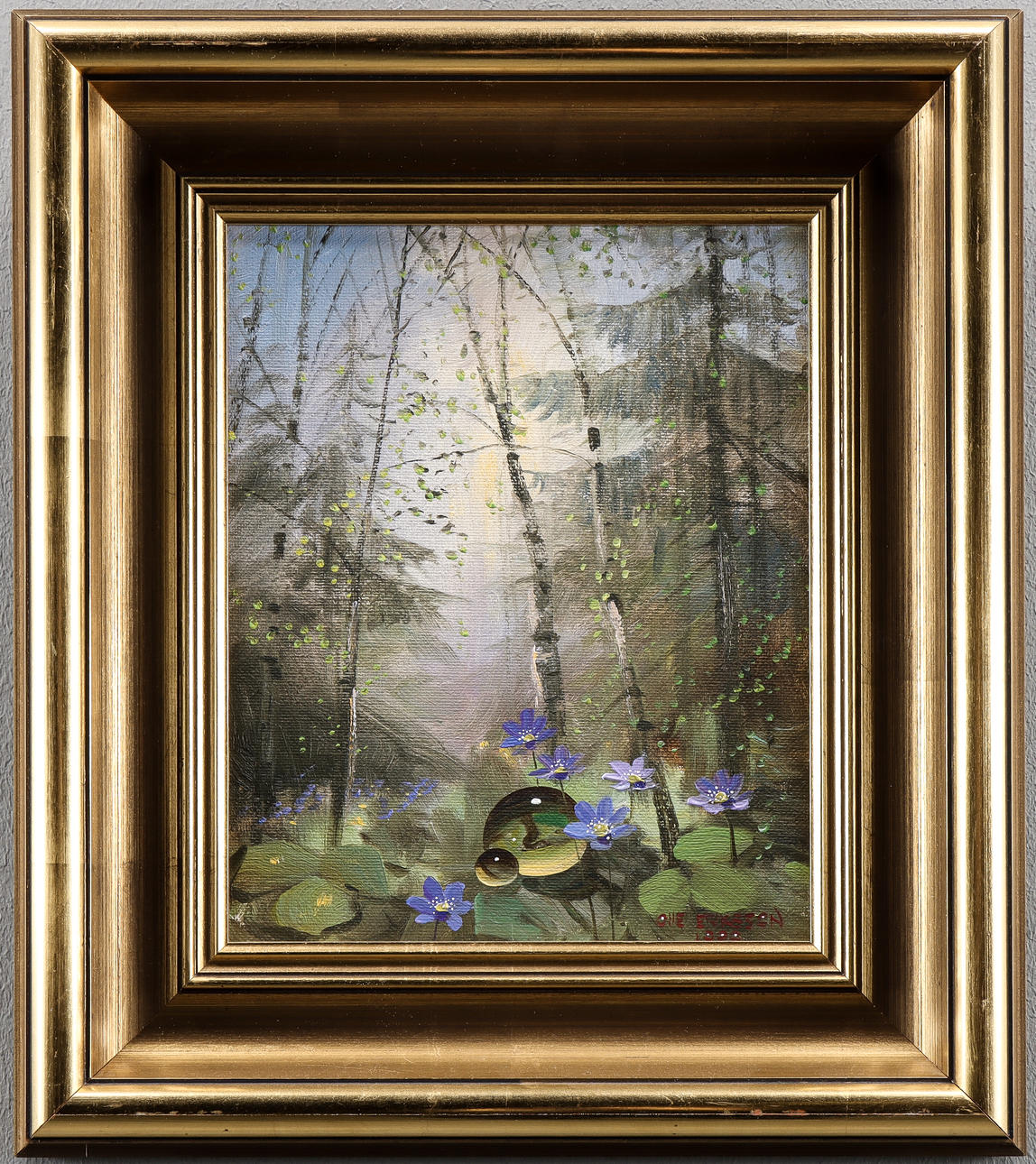 OLLE ERIKSSON oil on panel, signed.