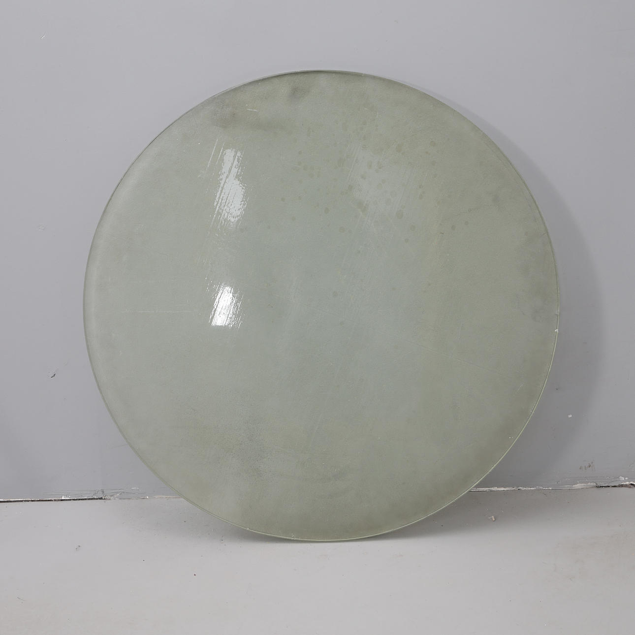 TABLE TOP, RAW GLASS.