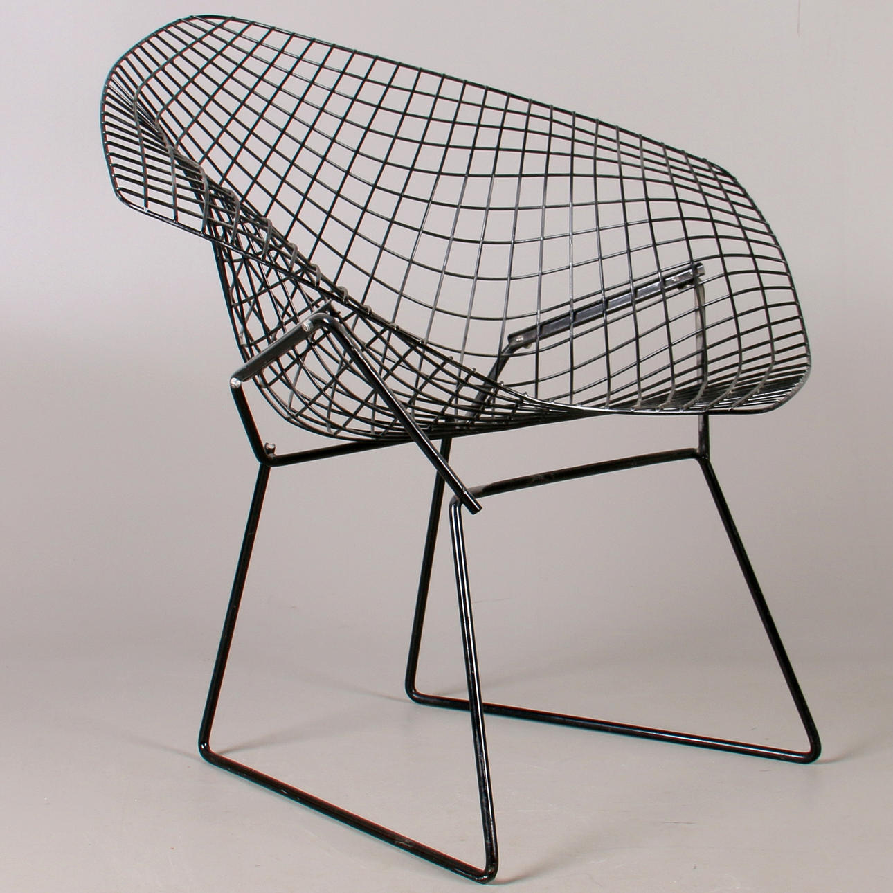 FÅTÖLJ, "Diamond Chair", Harry Bertoia, 1900-talets andra hälft.