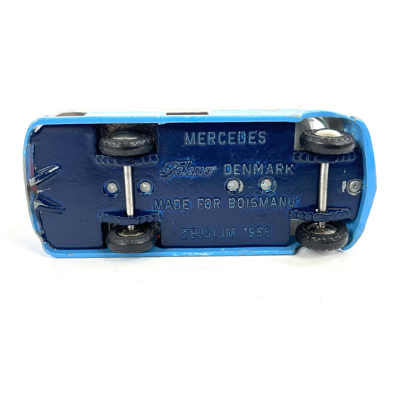 TEKNO No.852 EXPO 1958 MERCEDESBENZ バス TECHNO. Bus with carriages, “Mercedes Express Expo 58