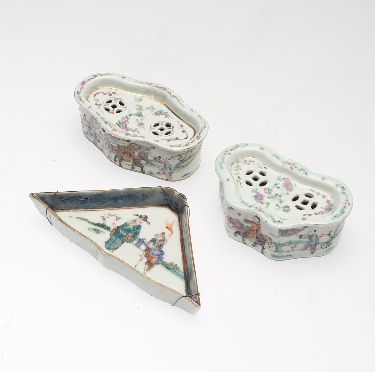 RÖKELSEKAR, samt, FAT, 3 del, Kina, 1800/1900-tal.