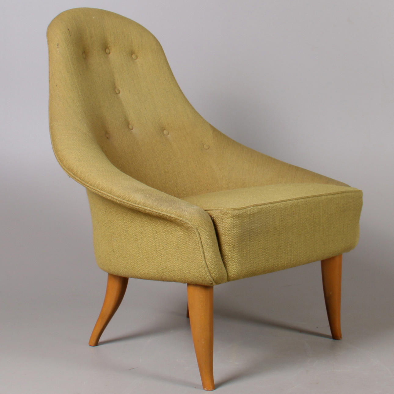 FÅTÖLJ, "Lilla Eva", ur serien Paradiset Triva, Kerstin Hörlin Holmqvist, Nordiska Kompaniet, 1900-talets mitt.