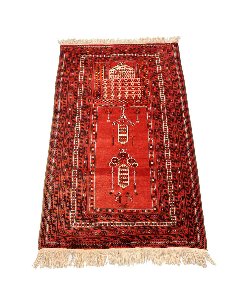 ORIENTALISK MATTA. Bönematta, Afghanistan. mått ca 210 x 110 cm.