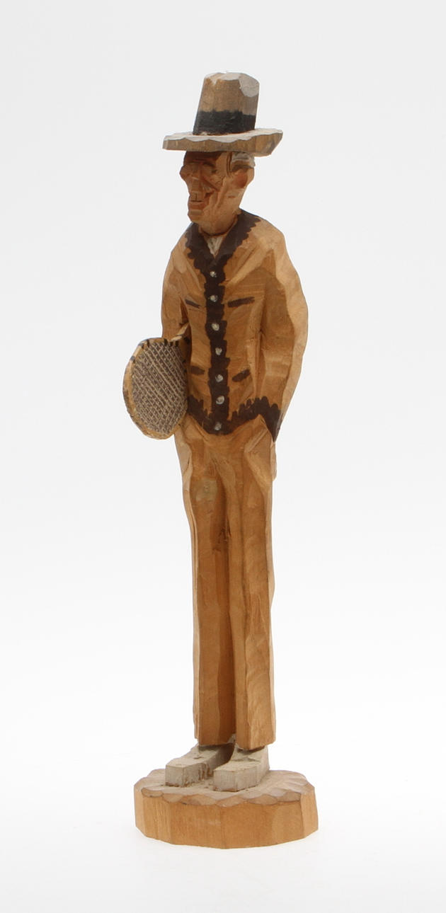 FIGURIN, trä, Nils Wide, sign.