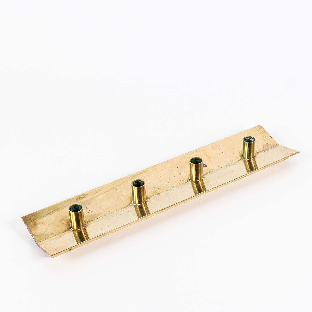 A brass candlestick, “Profile” no 69, Pierre Forsell, Skultuna.