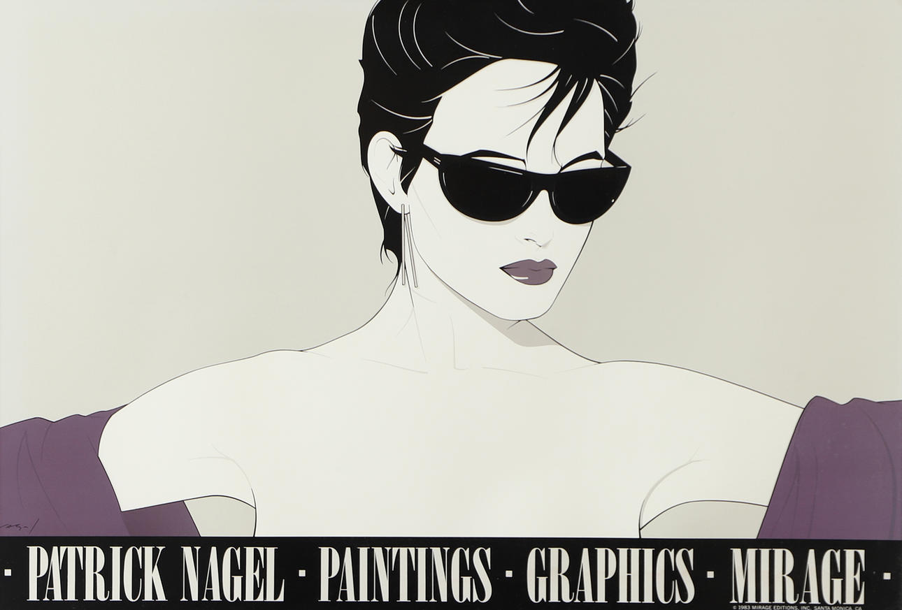 PATRICK NAGEL. Exhibition Poster.