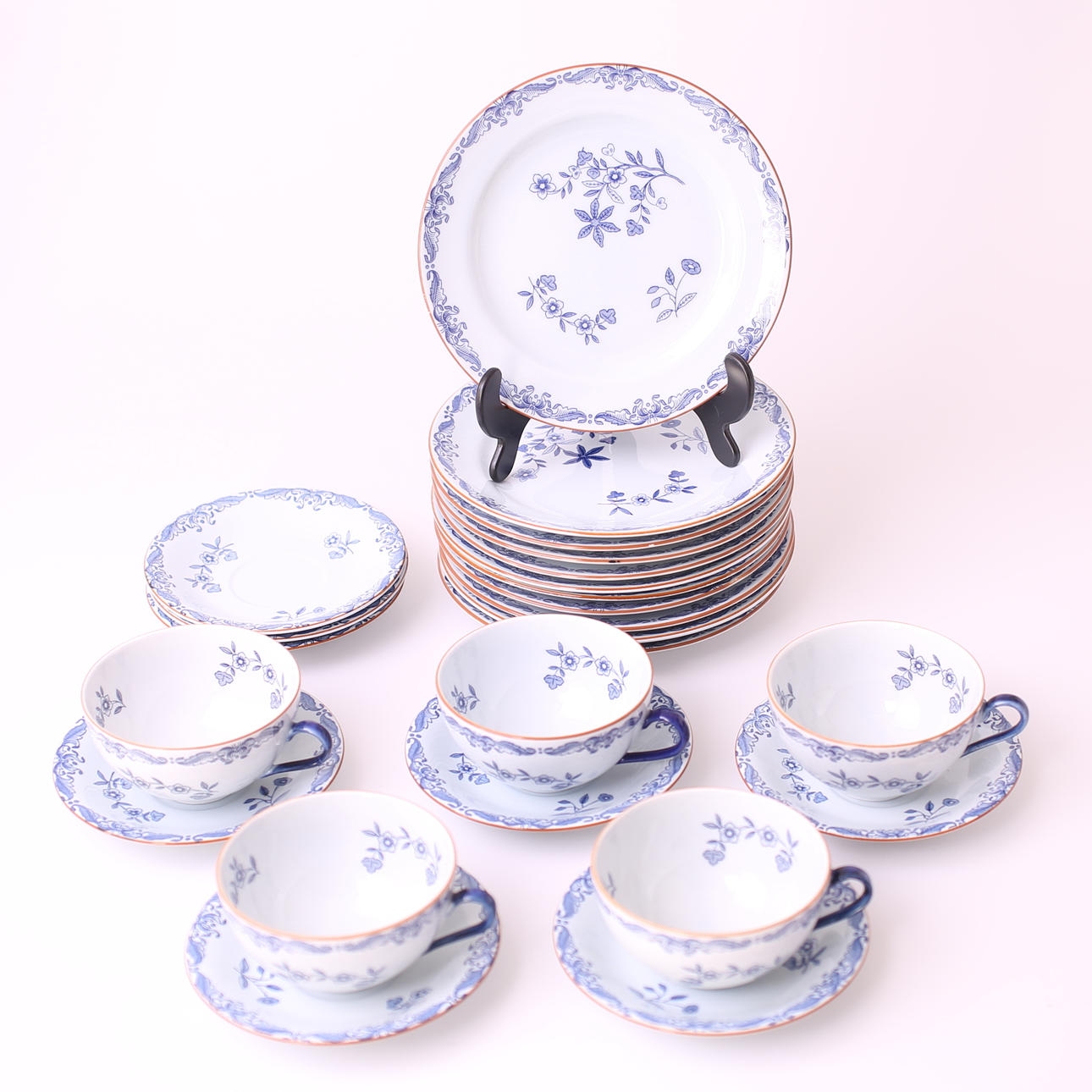 KAFFESERVIS, 24 delar, porslin, Ostindia - Rörstrand, 1900-tal.