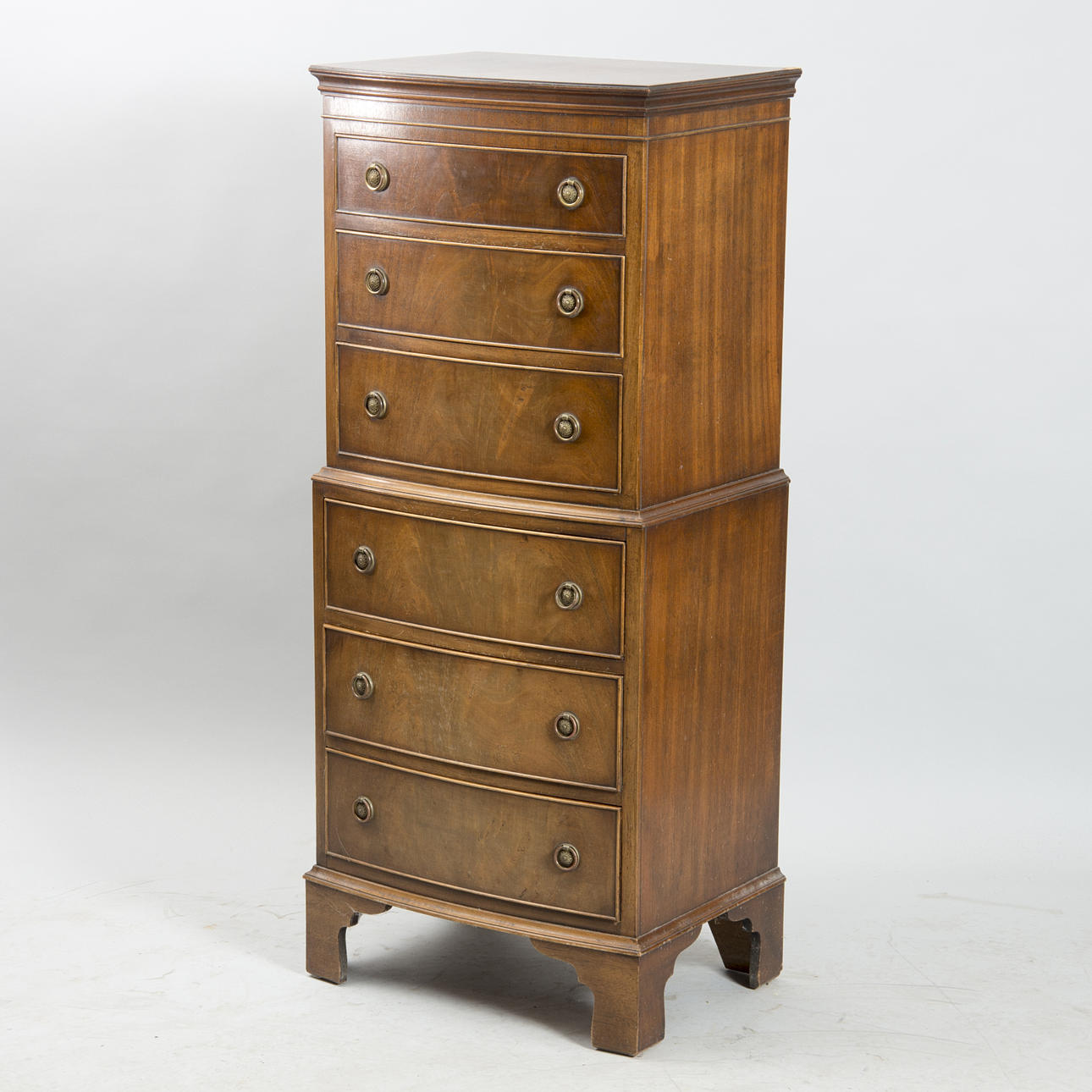 BYRÅ, 6-lådig, mahogny, engelsk stil.