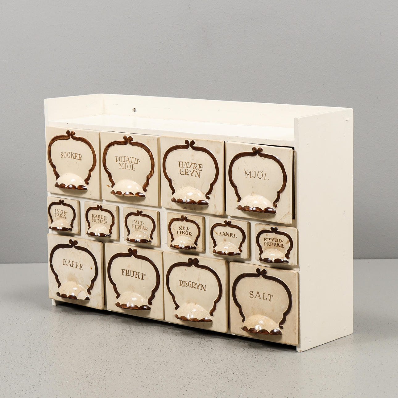 WILHELM KÅGE. Spice rack, Gustavsberg, Pyro.