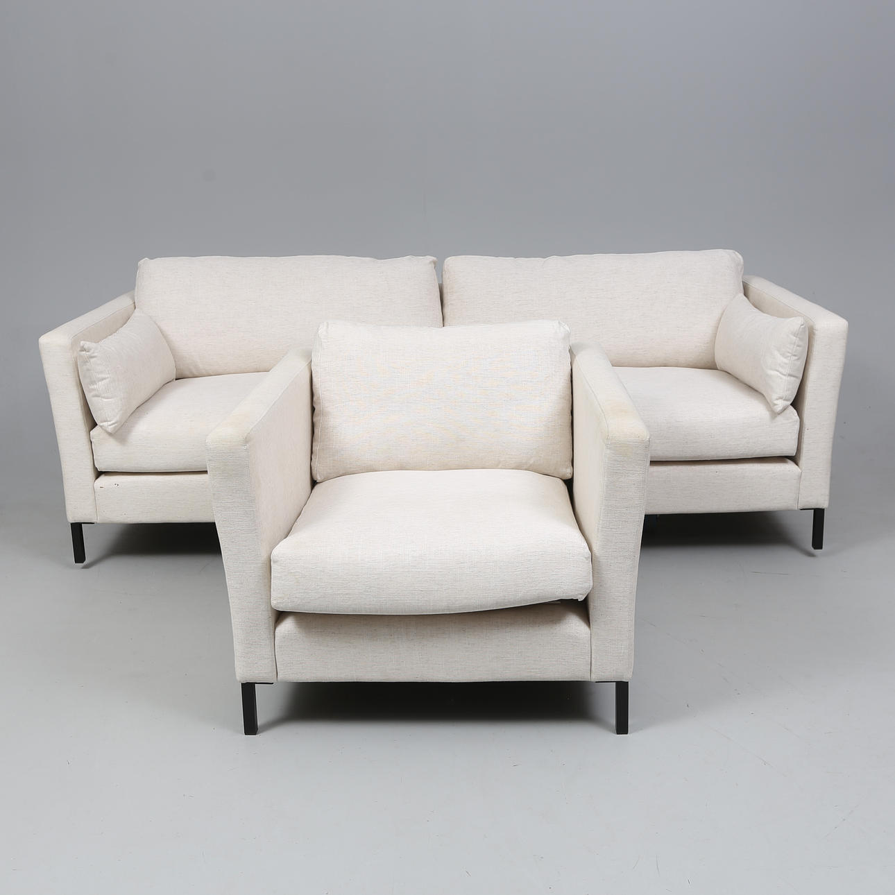 SOFFA samt FÅTÖLJ, Englesson, modell "Wave" 2000-tal.