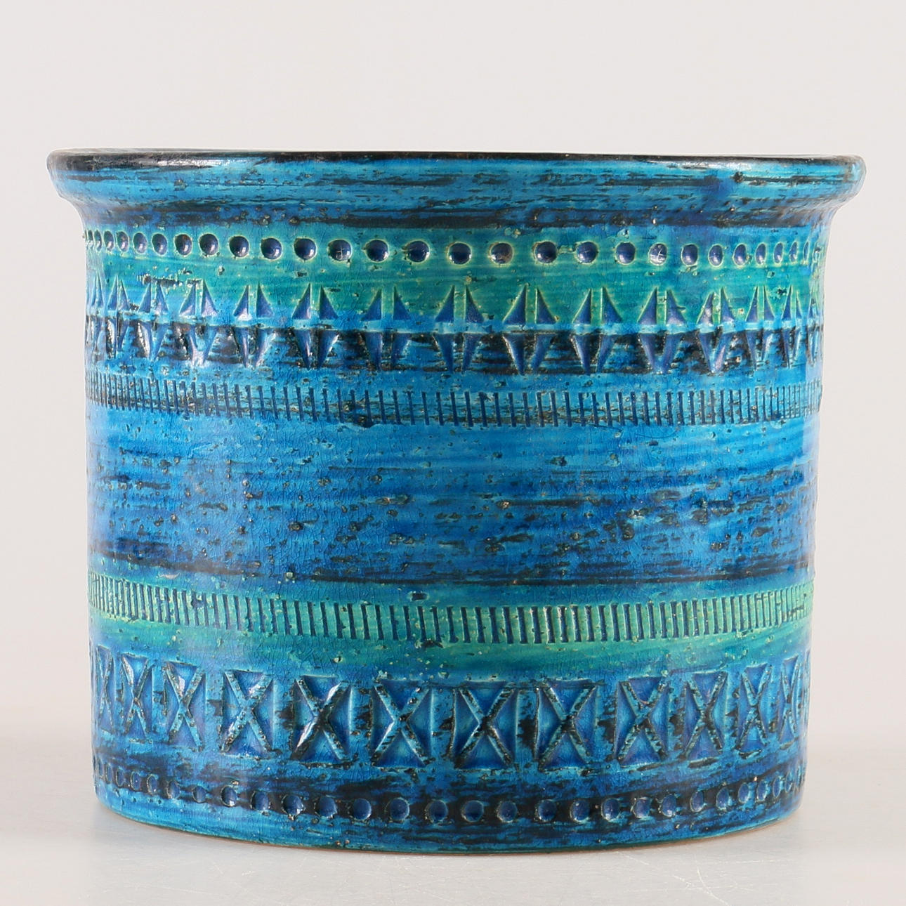 YTTERFODER, keramik, "Rimini Blue", Aldo Londi, Bitossi, Italien.