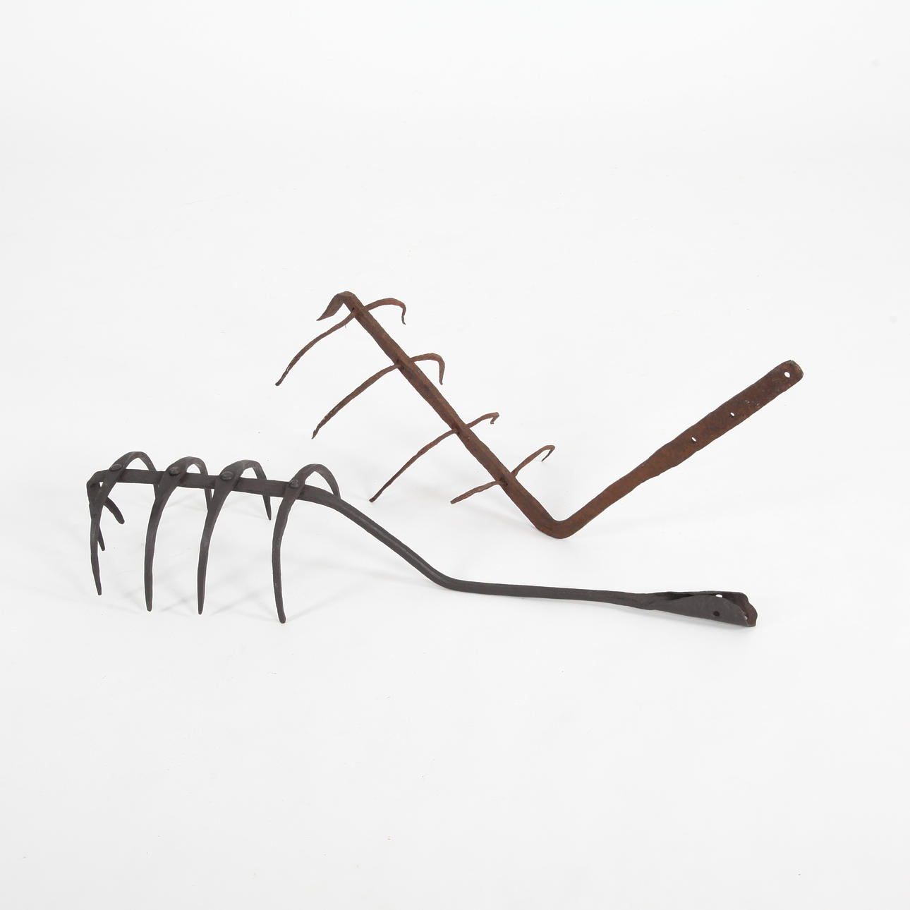 Two floss baskets, Sweden 18/1900's.