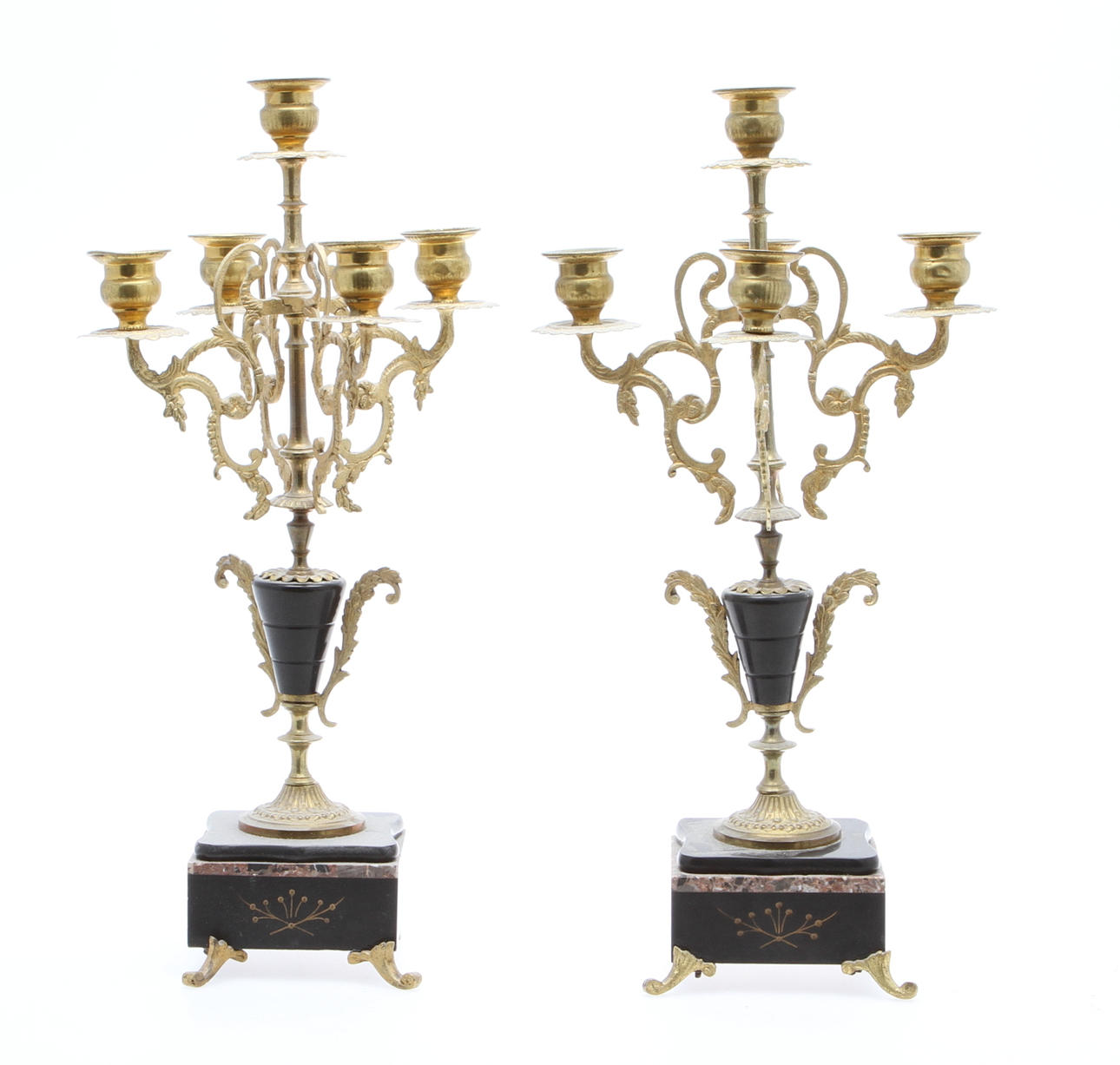 KANDELABRAR, ett par, 1900-tal.