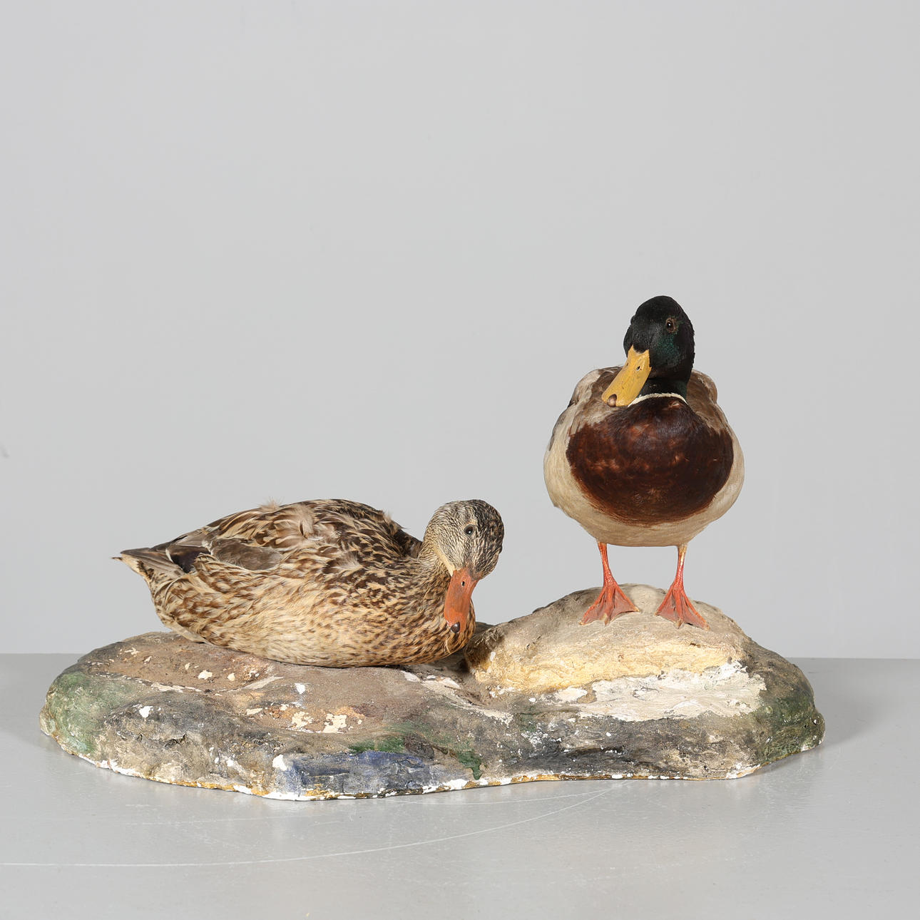 DUCKS, 1 pair, stuffed.