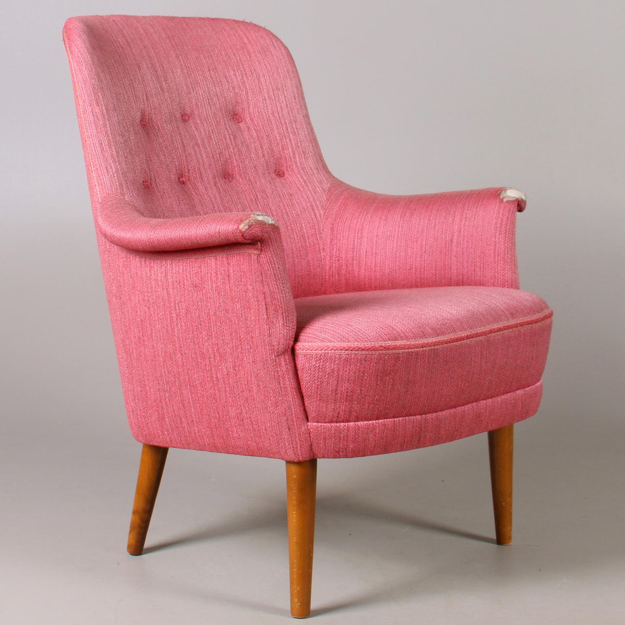 FÅTÖLJ, "Husmor", Carl Malmsten, 1960-tal.